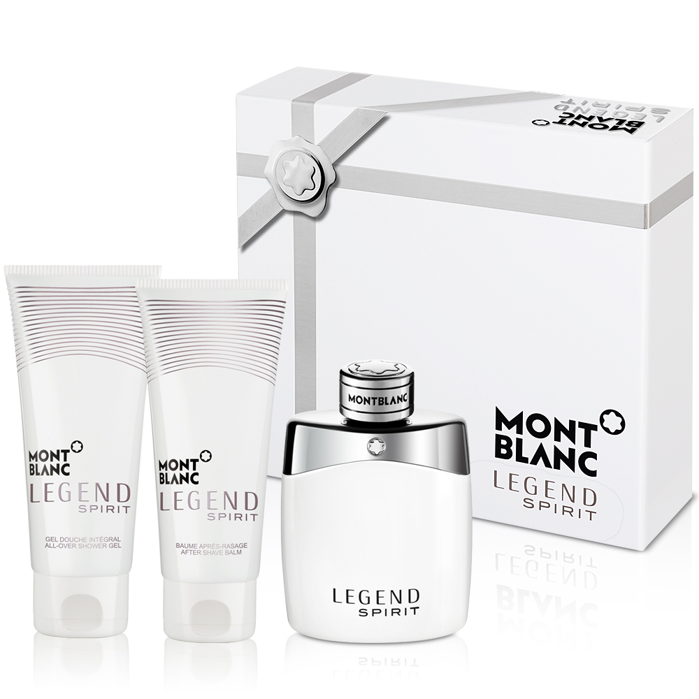 MONTBLANC萬寶龍 傳奇白朗峰男性淡香水禮盒100ML 送品牌針管＆紙袋