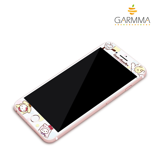 GARMMA Hello Kitty iPhone 6S/7/8 滿版鋼化玻璃膜 變裝派對