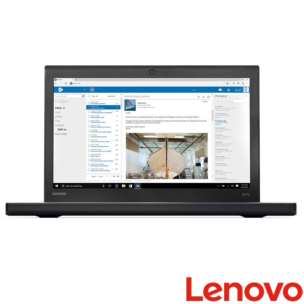 Lenovo ThinkPad X270 12吋筆電(Core i5-7200U) | Lenovo