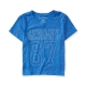 AERO 女裝 串珠字母短版T恤(藍) product thumbnail 1