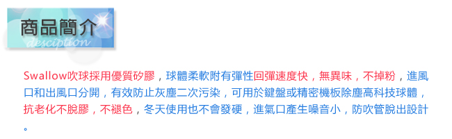 Swallow 清潔組合2 -吹球+拭鏡筆