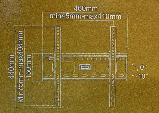 液晶電視中型壁掛架 (26~47吋)LP-3746