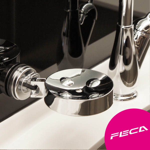 FECA非卡 無痕強力吸盤 肥皂架(銀)