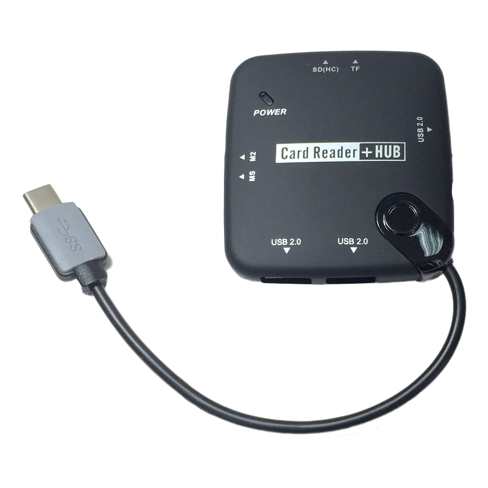 Type-C 多功能USB HUB四合一讀卡機
