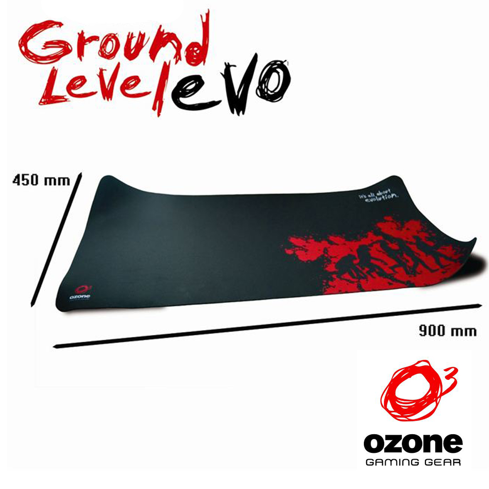 Ozone Groundlevel EVO 超大電競布直鼠墊-桌面限定版