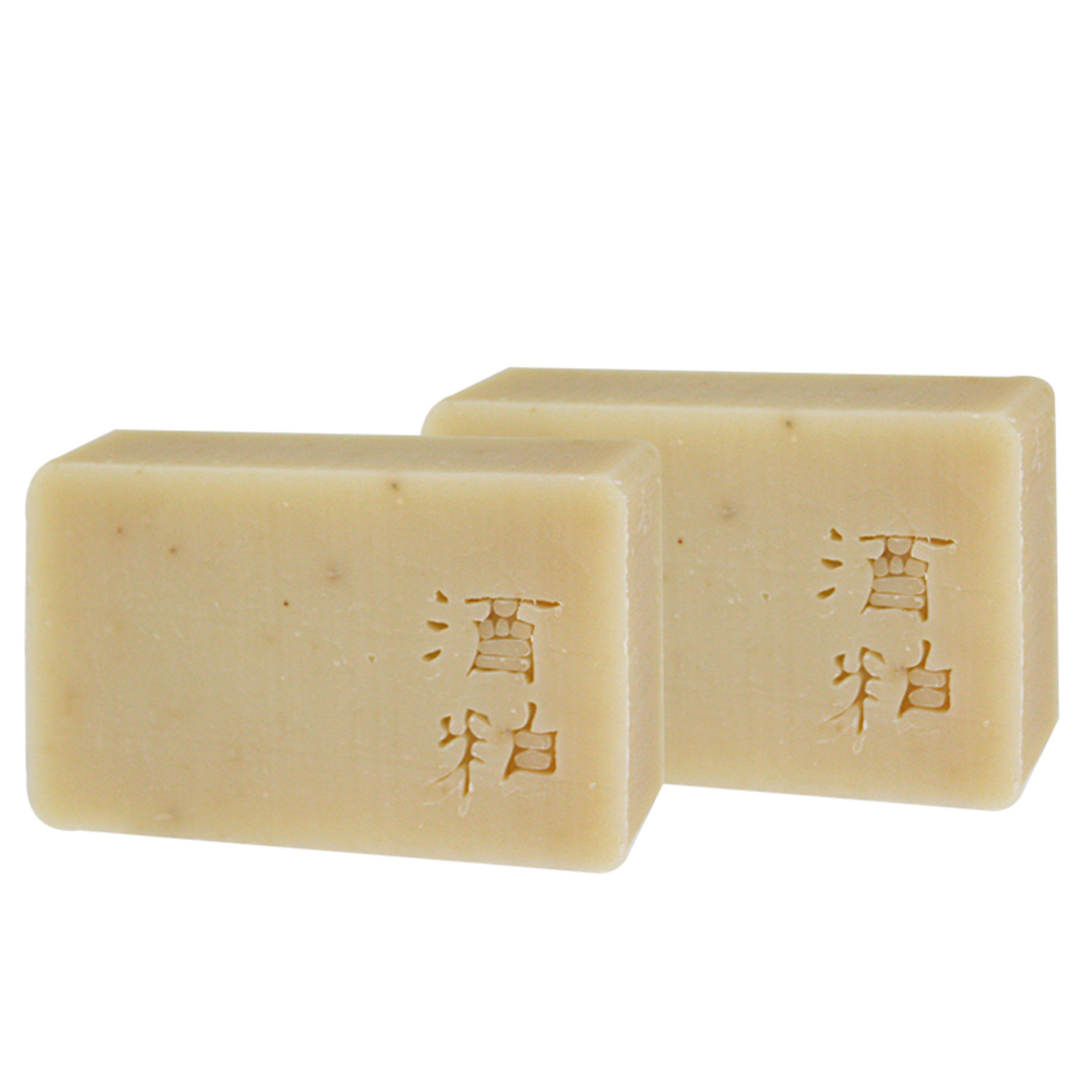 文山手作皂-煥膚酒粕(潔顏用)(100g)X2入組