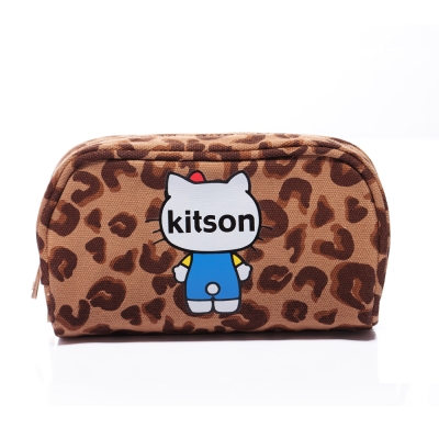 kitson x Ribbon Hello Kitty Pouch (豹紋)