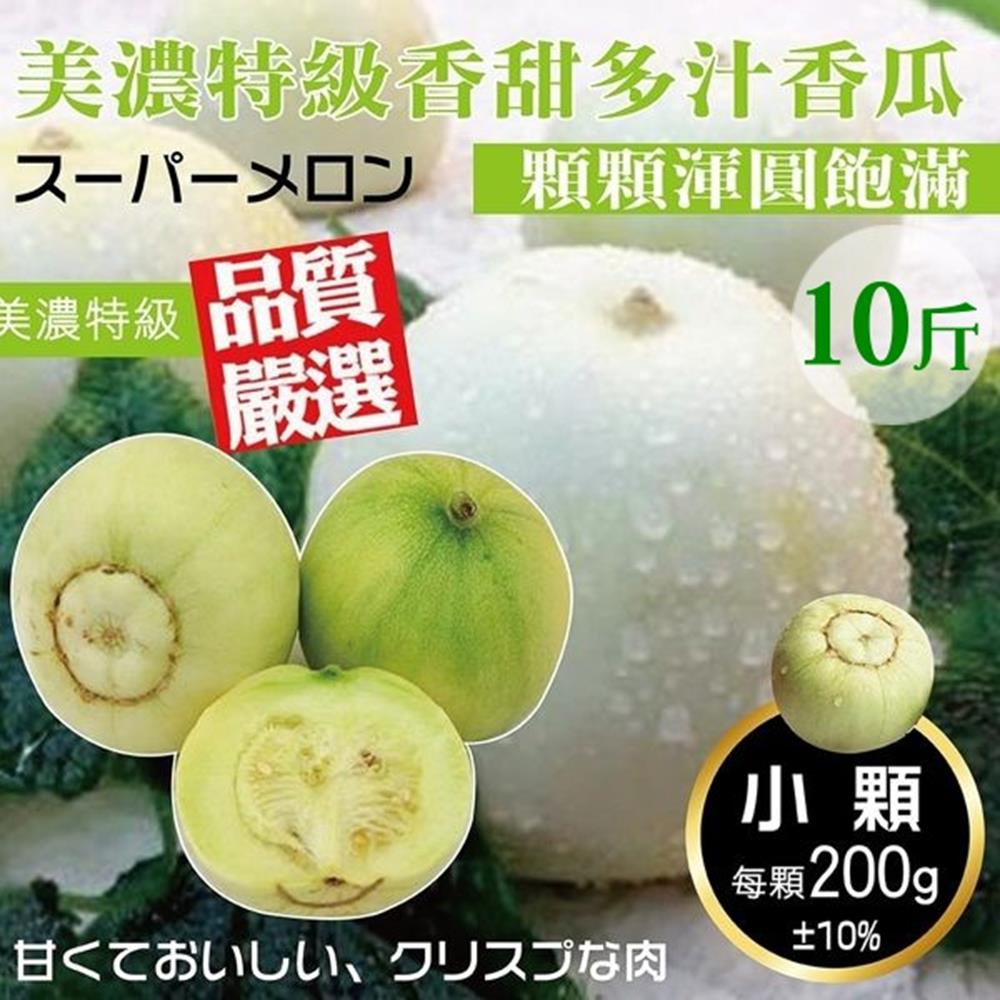 (買5送5)【天天果園】美濃特級小香瓜10斤(28-32顆)