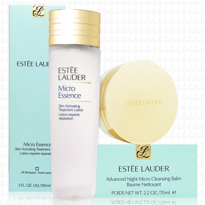 【真品平輸】ESTEE LAUDER 特潤超導卸妝精萃膏70ml+原生露150ml