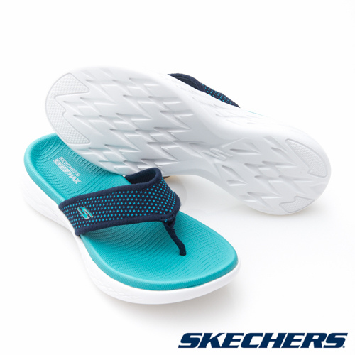 SKECHERS(女)時尚休閒系列ON THE GO 600拖鞋-15300NVTQ