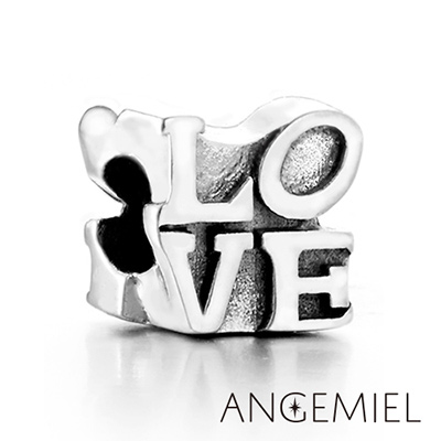 Angemiel安婕米 925純銀串珠 LOVE