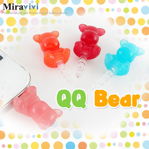 Miravivi 繽紛糖果系列耳機防塵塞-QQ Bear