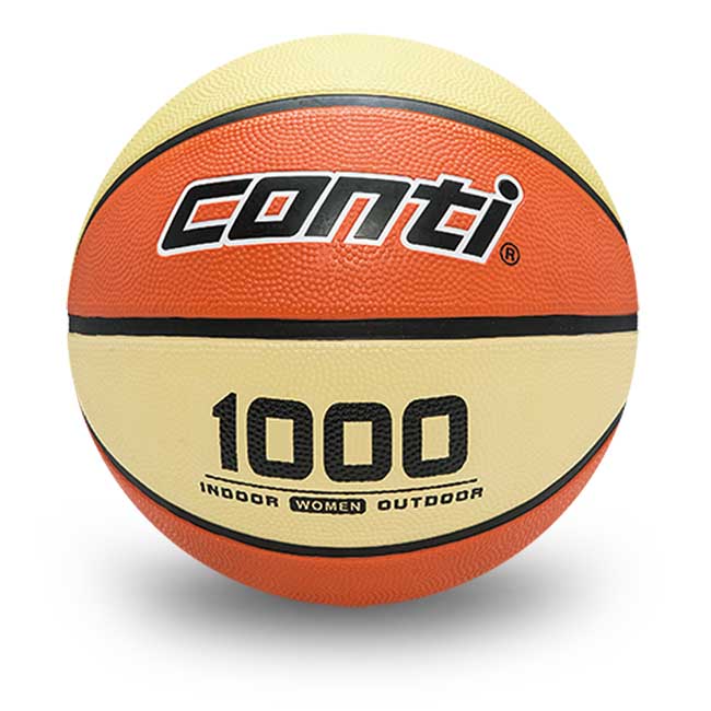 CONTI 1000專利經典系列 6號深溝橡膠籃球 B1000-6-OY