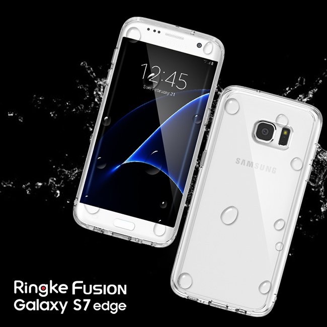 RINGKE 三星 Galaxy S7 Edge Fusion 透明背蓋手機殼