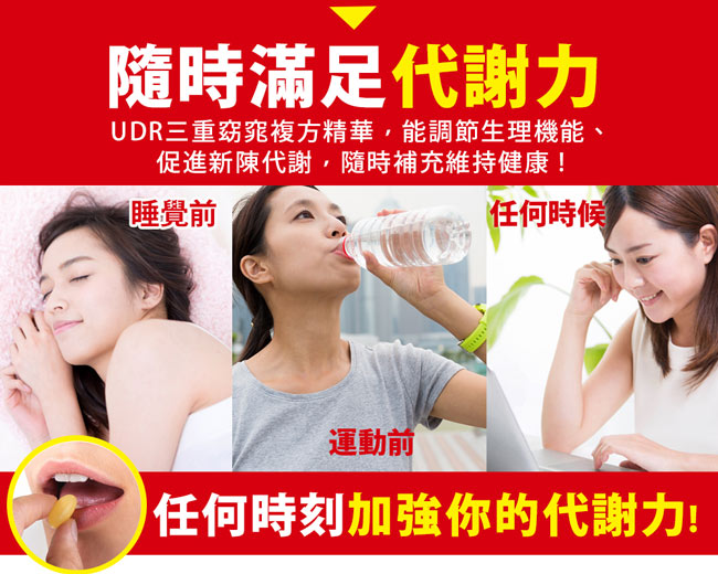 UDR專利紅薑黃日孅錠x1盒 (60錠/盒)