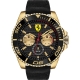 Scuderia Ferrari 法拉利 XX KERS 日曆手錶-黑x金框/50mm product thumbnail 1