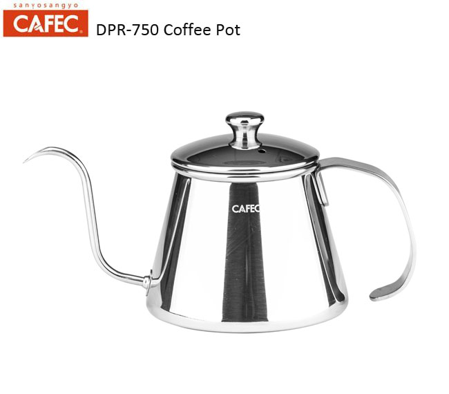 日本三洋 CAFEC DPR-750 不鏽鋼細口壺750ml (HG5579)