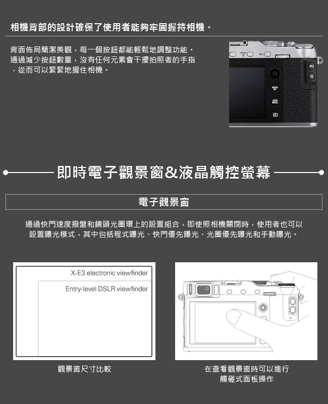 FUJIFILM X-E3 23mm 定焦鏡組 (公司貨)