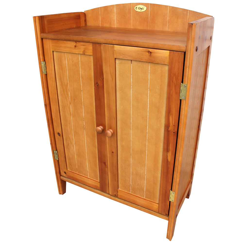 頂堅 實木製雙門兩層櫃