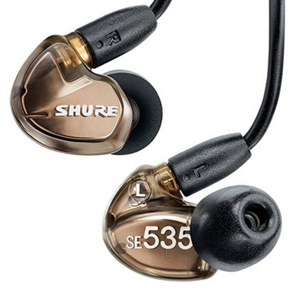 [福利品]SHURE SE535 金銅色 三單體 噪音隔離 耳道式耳機