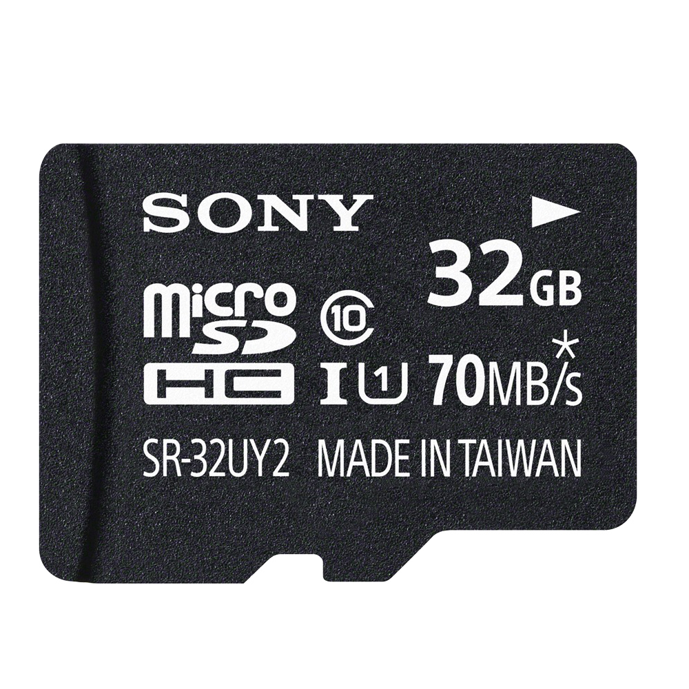 SONY 32GB microSDHC U1 C10 70MBs 記憶卡(附轉卡)