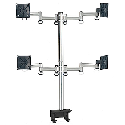 FOGIM 夾桌懸臂式液晶螢幕支架(四螢幕)-終身保固－TKLA-6034-SM