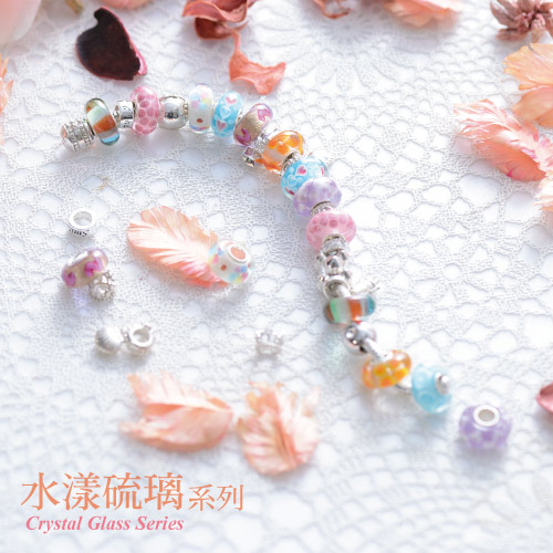YUME Beads-琉璃系列-粉紅豹