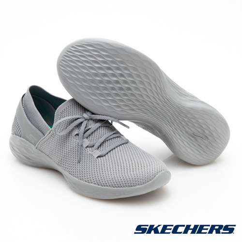 SKECHERS (女) 健走系列 YOU - 14960GRY