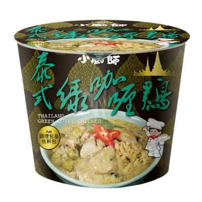 【TOP超值】小廚師 泰式綠咖哩雞慢食麵(200g) - 台灣泡麵 - 　_網紅人氣商品