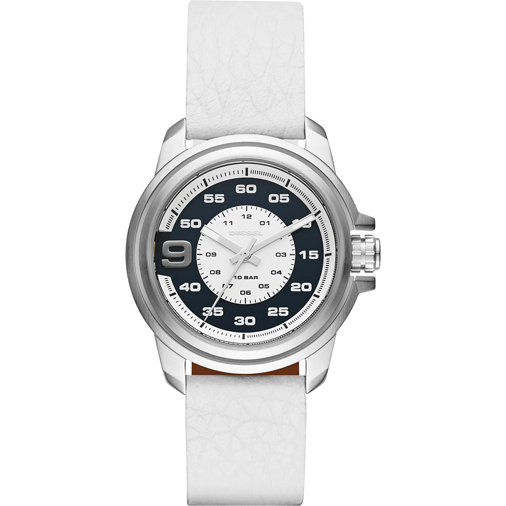 DIESEL SPROCKET 率性時尚腕錶-銀黑x白x42mm
