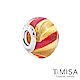 TiMISA 彈珠-金紅(11mm)純鈦琉璃 墜飾串珠 product thumbnail 1
