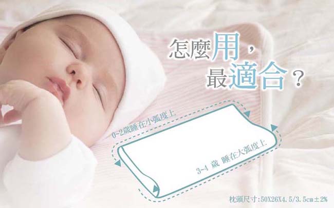 TENDAYS 水洗透氣嬰兒枕 0-4歲