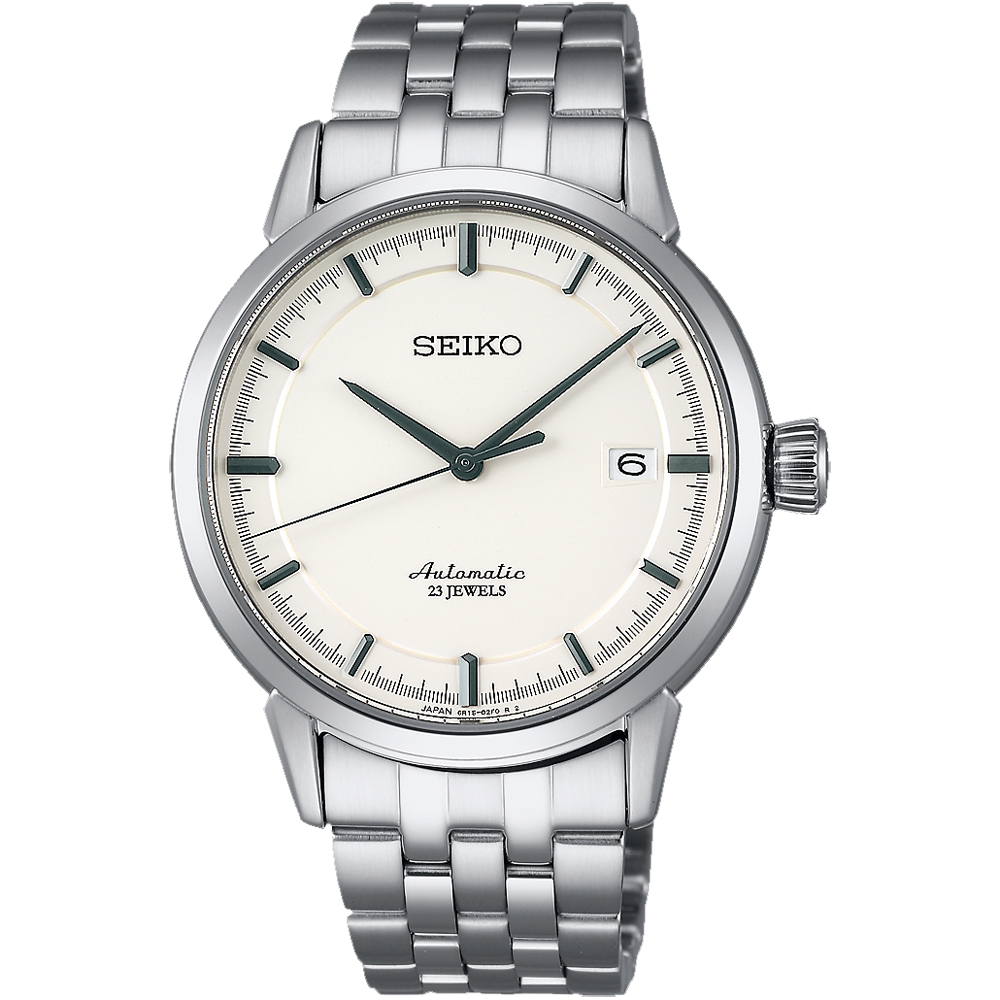 SEIKO Presage 時尚極簡機械腕錶(SARX021J)-銀/39mm