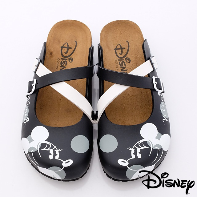 Disney迪士尼-Mickey軟木涼鞋款-FO64771黑(女段)