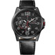 Tommy Hilfiger 飛行員時尚設計腕錶-黑/46mm product thumbnail 1