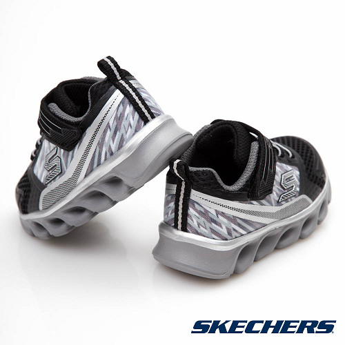 SKECHERS (童) 男嬰系列 Hypno Flash - 90581NBKSL