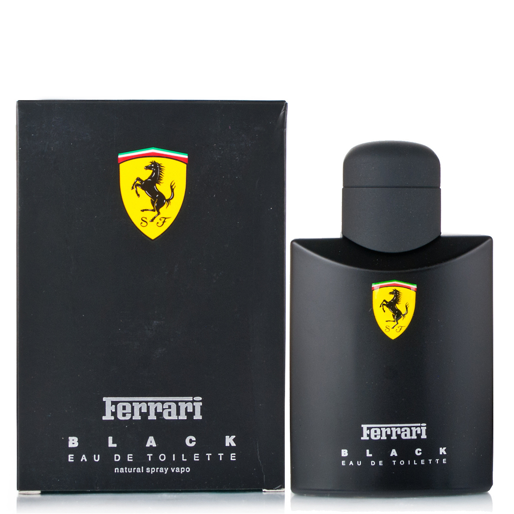 【Ferrari 法拉利】黑色法拉利男性淡香水 125ml