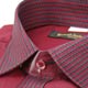 金‧安德森 紅色變化領窄版長袖襯衫 product thumbnail 1