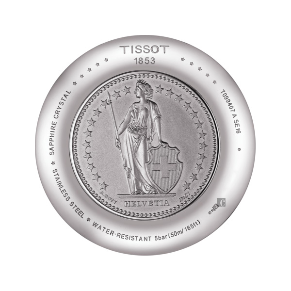 TISSOT天梭 杜魯爾系列80小時動力儲存機械錶-銀x雙色/42mm