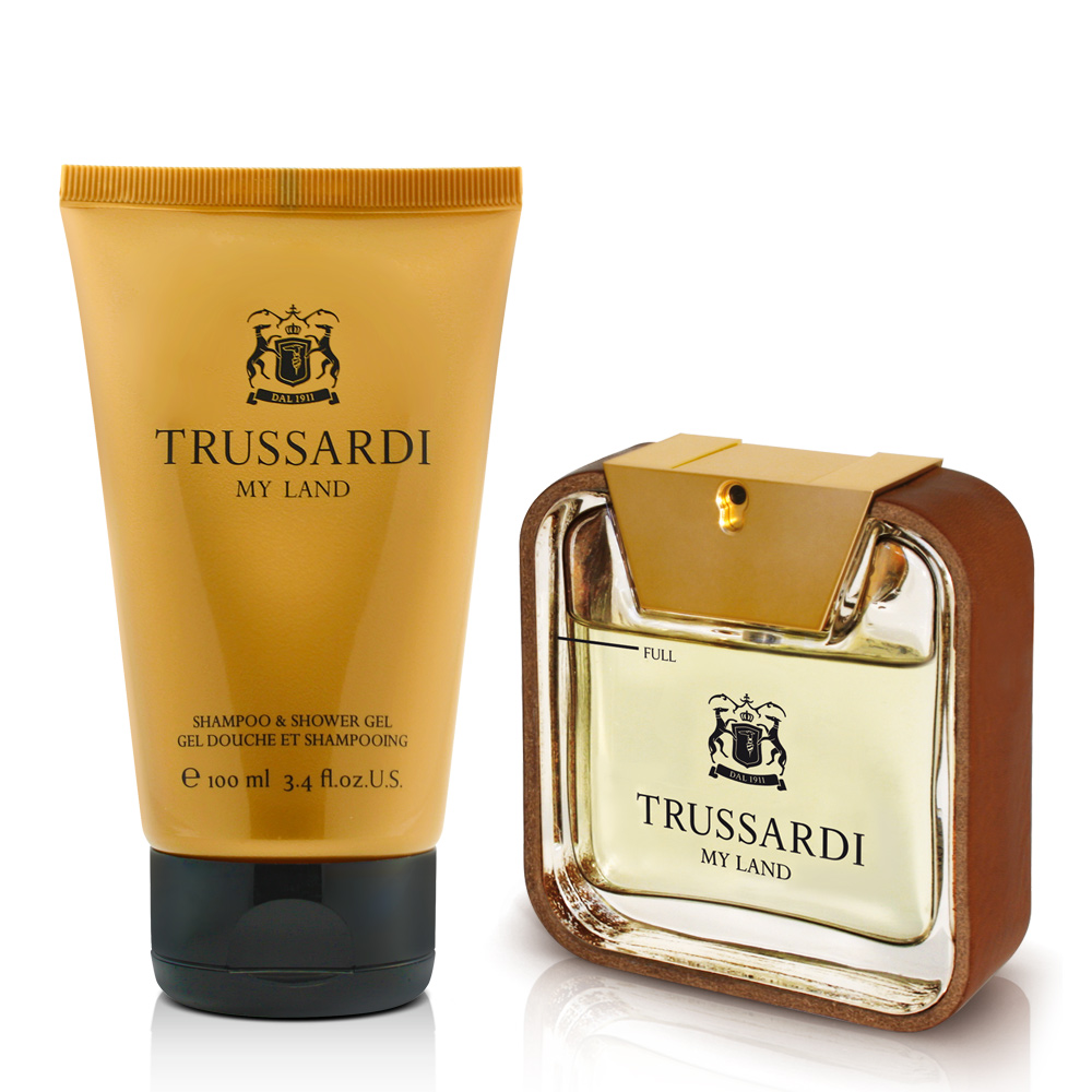 Trussardi楚沙迪 My Land男性淡香水(50ml)-送品牌沐浴膠