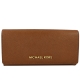 MICHAEL KORS JET SET防刮牛皮扣式零錢長夾(咖) product thumbnail 1