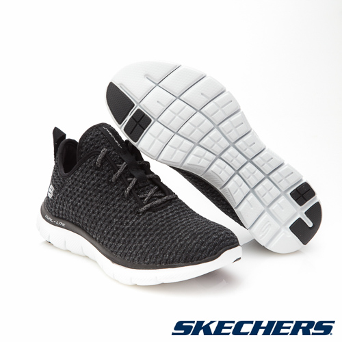 SKECHERS(女)運動系列FLEX APPEAL 2.0-12773BKW