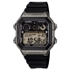 CASIO 10年電力亮眼設計方形數位錶(AE-1300WH-8A)-灰框x黑錶圈/42mm product thumbnail 1