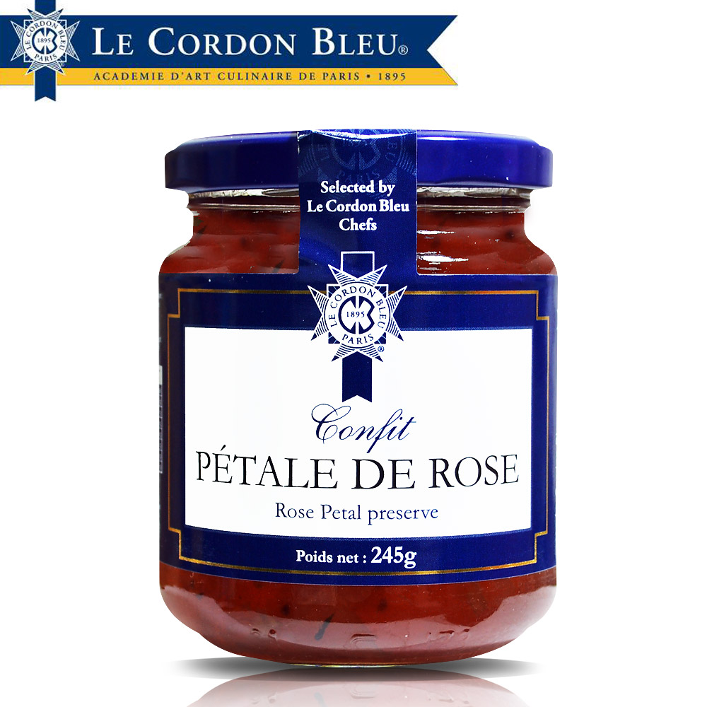 法國藍帶 玫瑰花瓣果醬(245g)