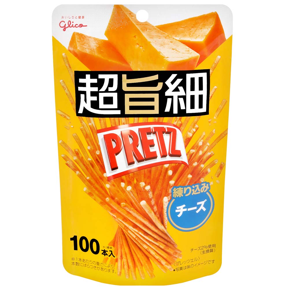 Glico 超細PRETZ餅乾棒-起士(53g)