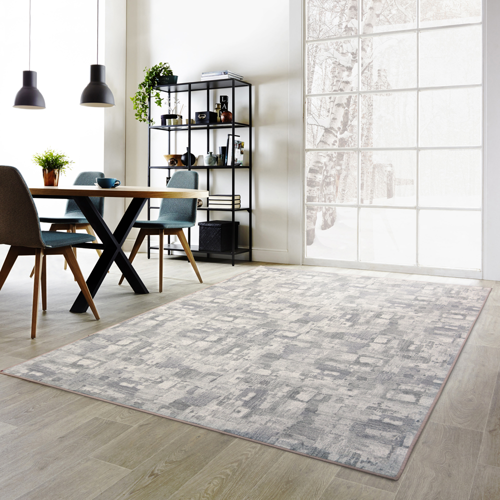 范登伯格 - 朝暘 進口地毯-渲染 - 淺灰 (大款-200 x 290cm)