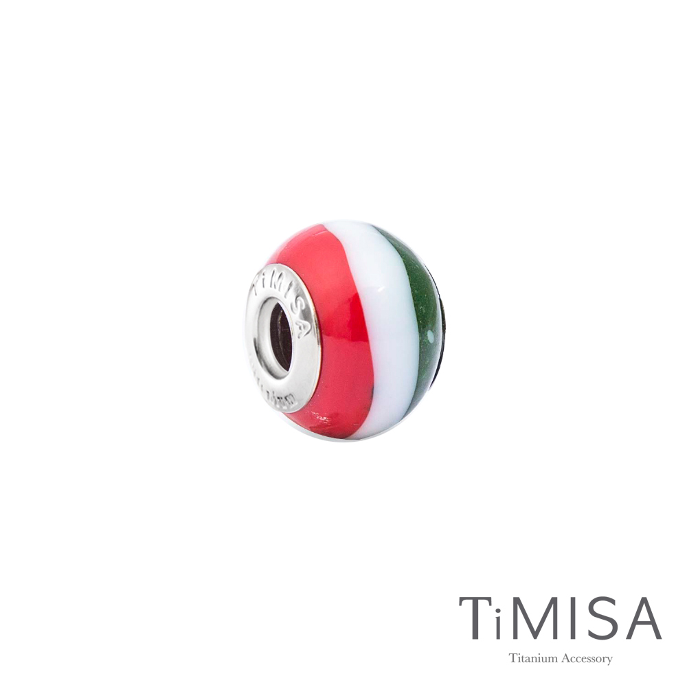 TiMISA 義大利(11mm)純鈦琉璃 墜飾串珠