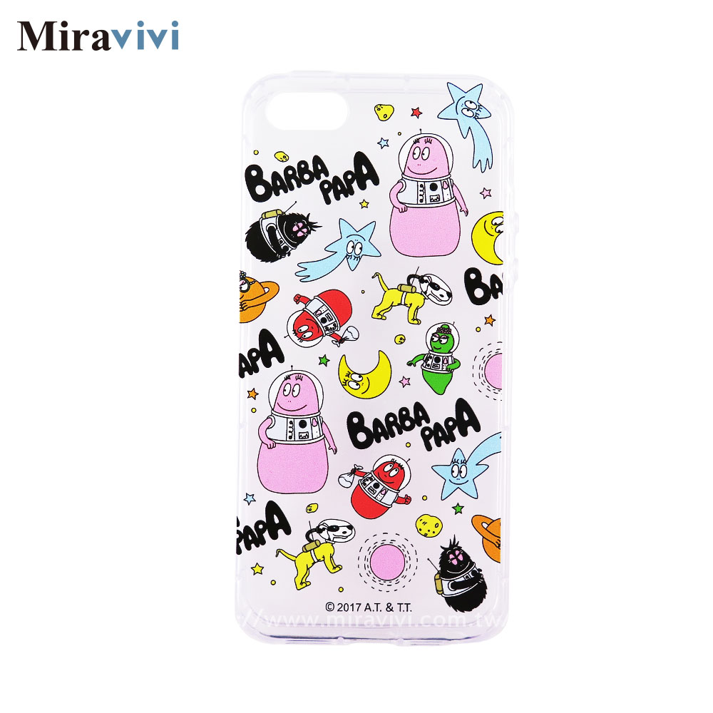 BARBAPAPA泡泡先生iPhone 5S/5SE空壓保護套_星球泡泡