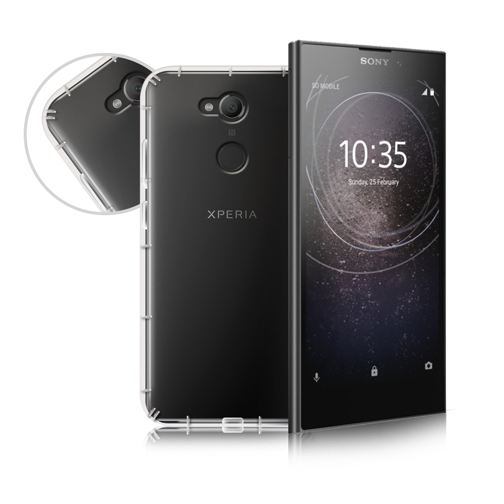 Xmart for SONY Xperia XA2 四角防護抗震氣墊保護殼