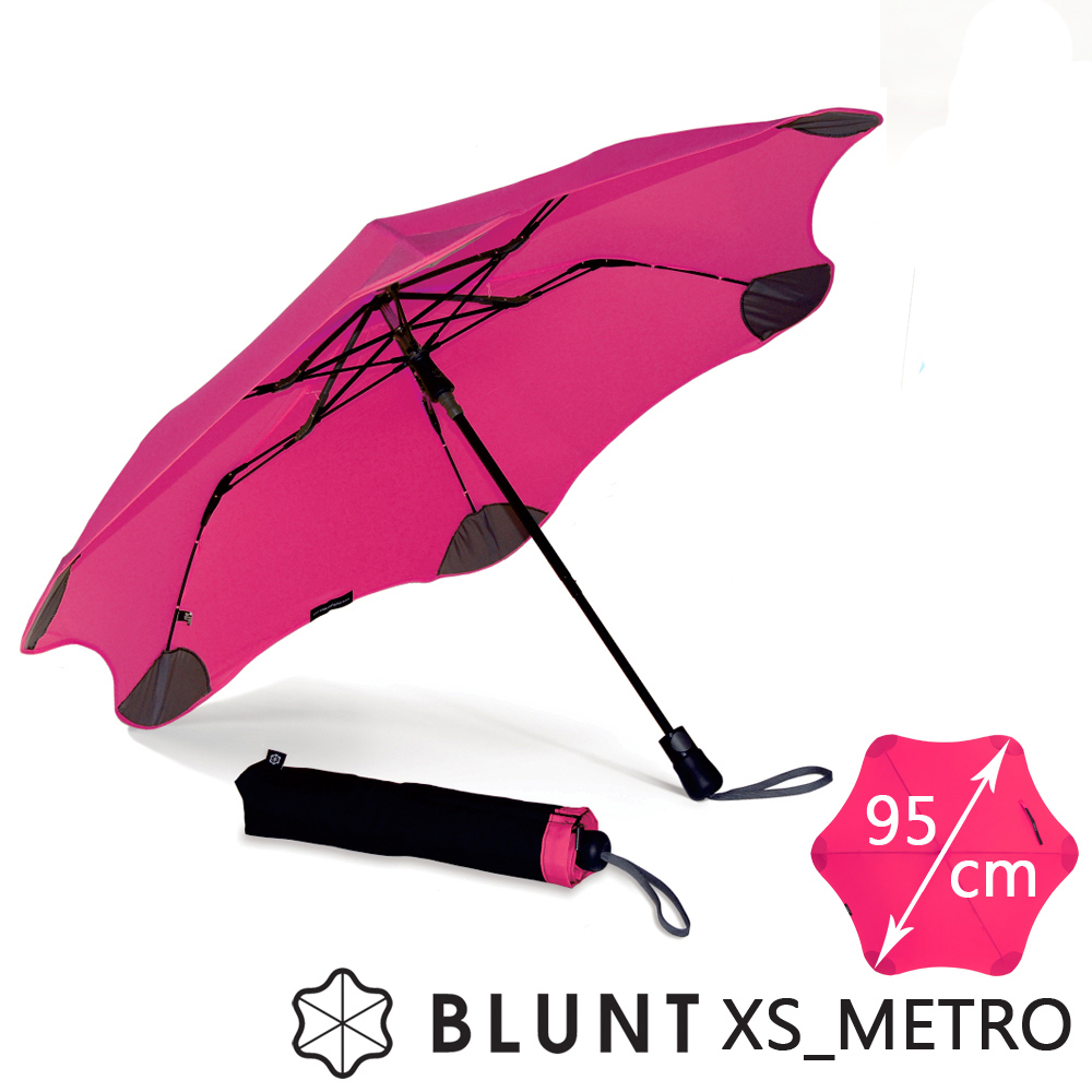 紐西蘭BLUNT 保蘭特 抗強風 防反傘 抗UV 折傘（艷桃紅)